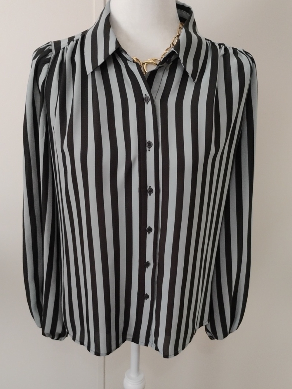 Eva Mendes Striped #Blouse